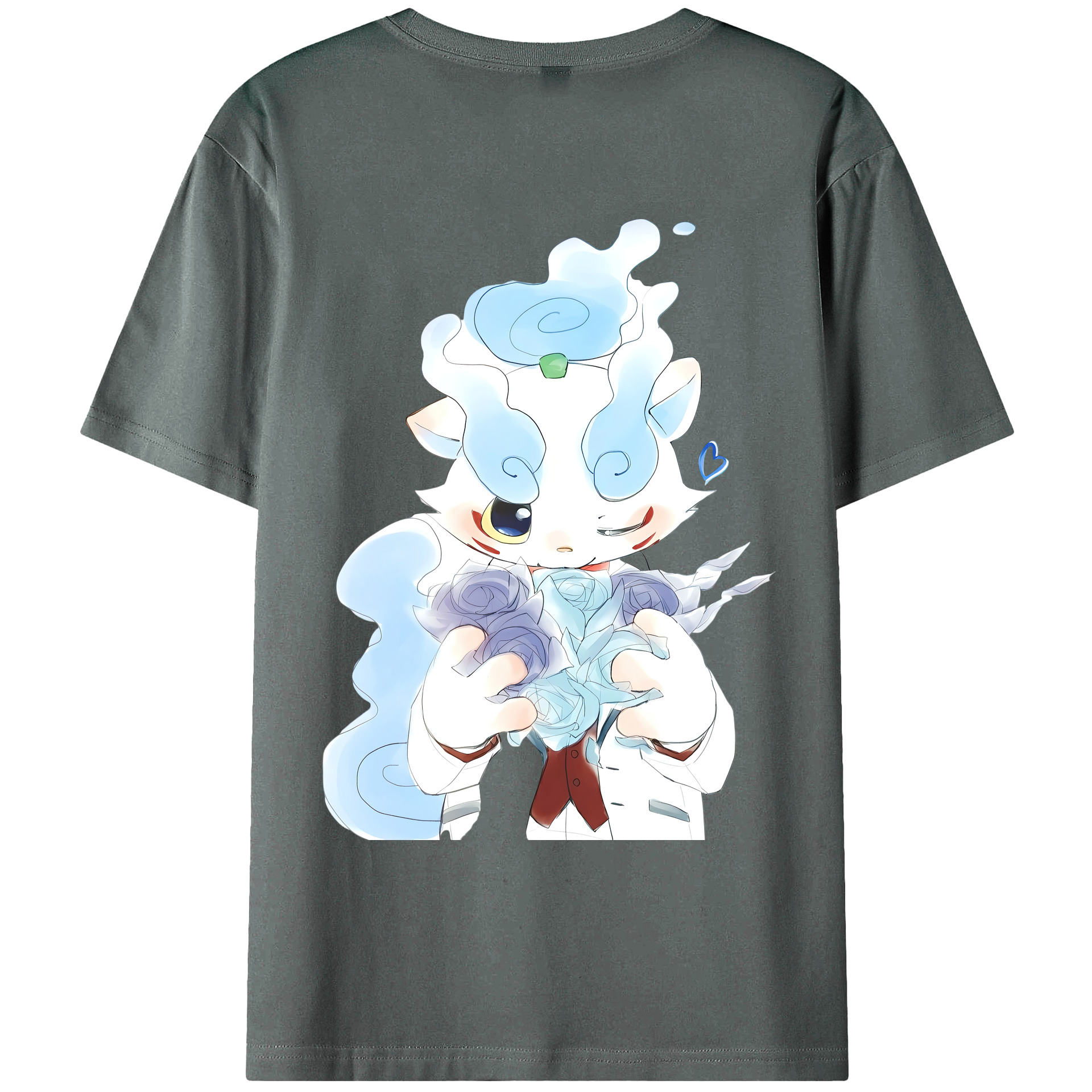 （画像用） 妖怪ウォッチ Yo-kai Watch 綿100％ メンズ半袖Tシャツ（バックプリント） 通気性